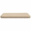 vidaXL Sitzkissen 4 pcs Creme 40 x 40 x 3 cm Mikrofaserstoff