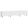 vidaXL TV-Schr&auml;nk Hochglanz Wei&szlig; 147 x 34,5 x 32 cm Holzwerkstoff