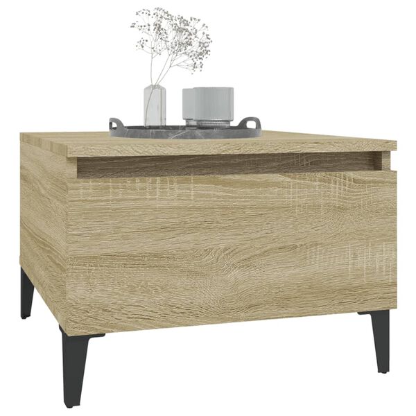 vidaXL Beistelltisch Sonoma-Eiche 50x46x35 cm Holzwerkstoff