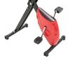 vidaXL Heimtrainer X-Bike Gurtwiderstand Rot