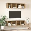 vidaXL TV-Schrankset 4 pcs Artisan-Eiche 37 x 37 x 72 cm Holzwerkstoff