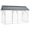vidaXL Vogelk&auml;fig Anthrazit 227 x 112 x 141 cm