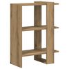 vidaXL B&uuml;cherregal 2 Ebenen 52 x 25 x 71,5 cm Holzwerkstoff