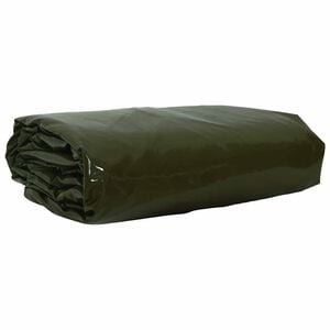 vidaXL Plane 650g / m&sup2; Olive Gr&uuml;n 2 x 3 m Canvas mit PVC-Beschichtung