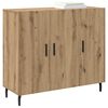 vidaXL Sideboard Artisan-Eiche 90 x 34 x 80 cm Holzwerkstoff