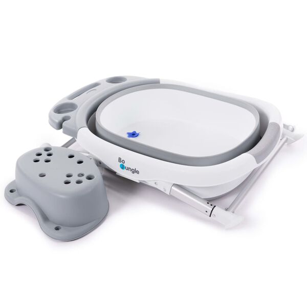 Bo Jungle B-Foldable Baby-Badewanne f&uuml;r Dusche Grau und Wei&szlig;