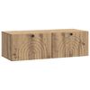 vidaXL Wandmontierter TV-Schrank Artisan-Eiche 99 x 41 x 30 cm