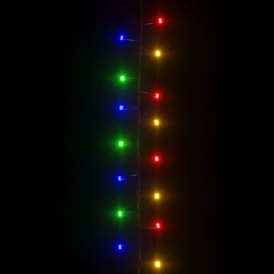 vidaXL LED-Lichterkette mit 3000 LEDs Mehrfarbig 65 m PVC