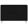 vidaXL Sideboard Schwarz Eichen-Optik 101,5 x 35 x 70 cm Holzwerkstoff
