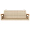 vidaXL H&auml;ngebank Beige 109x62x40 cm Poly Rattan