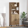 vidaXL Highboard Artisan-Eiche 69,5 x 34 x 180 cm Holzwerkstoff
