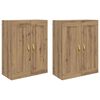 vidaXL Wandmontierter Schrank 2 stk. Artisan-Eiche 69,5 x 34 x 90 cm