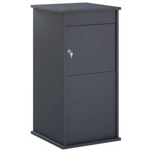 vidaXL Briefkasten Anthrazit 50 x 52 x 100 cm Stahl