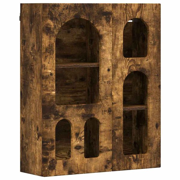 vidaXL H&auml;ngeschrank Ger&auml;ucherte Eiche 59 x 20 x 71,5 cm Holzwerkstoff