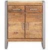 vidaXL Sideboard 60x35x72 cm Raues Mangoholz