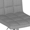 vidaXL Barhocker Hellgrau Stoff