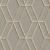DUTCH WALLCOVERINGS Tapete Sechseckmuster Grau