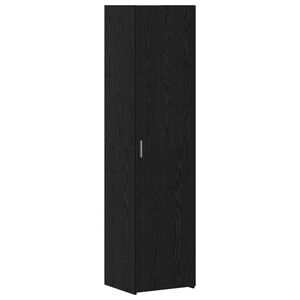vidaXL Highboard Schwarz Eichen-Optik 45 x 42,5 x 185 cm