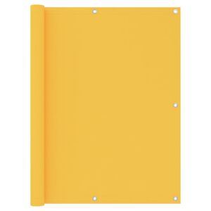 vidaXL Balkon-Sichtschutz Gelb 120x400 cm Oxford-Gewebe