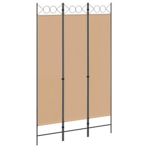 vidaXL 3-tlg. Paravent Anthrazit 120x200 cm Stoff