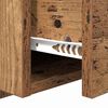 vidaXL Kopfteil mit Schrank mit Schubladen 3 pcs Altholz Holzwerkstoff