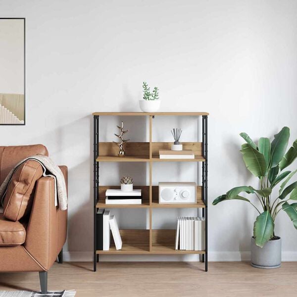 vidaXL B&uuml;cherregal Artisan-Eiche 82 x 32 x 112 cm Holzwerkstoff