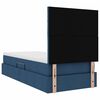 vidaXL Bett mit Stauraum und LED mit LED Blau 100 x 200 cm Polyester