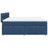 vidaXL Boxspringbett mit Matratze Blau 180x200 cm Stoff