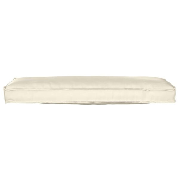 vidaXL Palettenkissenset 2 pcs Creme 120 x 40 x 8 cm Oxford-Stoff