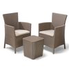Keter 3-tlg. Garten-Sitzgruppe Iowa Cappuccino-Braun 224383