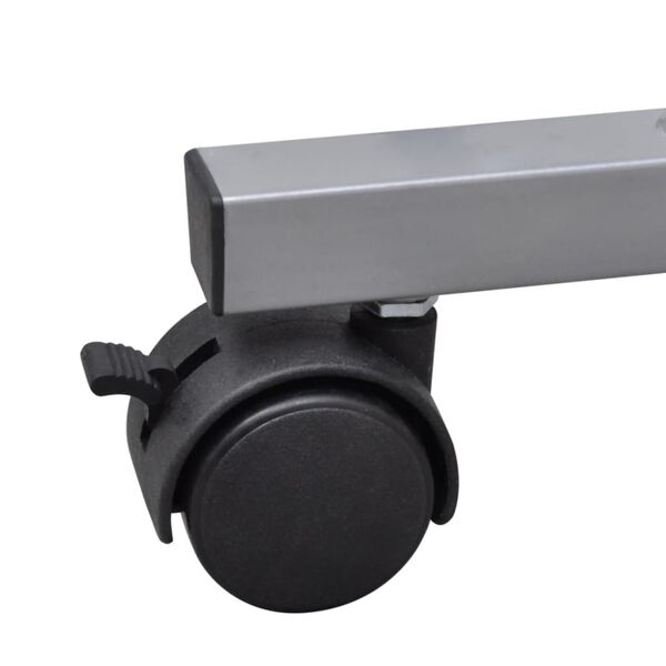 Computertisch Computerwagen PC Tisch B&uuml;rotisch Laptop auf Rollen braun