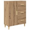 vidaXL Highboard Artisan-Eiche 69,5 x 34 x 180 cm Holzwerkstoff