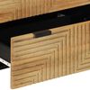 vidaXL 3-tlg. Sideboards Braun 60x33x75 cm Massivholz Mango