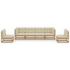 vidaXL 6-tlg. Garten-Lounge-Set mit Kissen Kiefer Massivholz