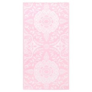 vidaXL Outdoor-Teppich ARAKIL Rosa 80x150 cm PP
