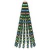 vidaXL LED-Weihnachtsbaum 150 cm 240 LEDs Mehrfarbig Stahl Gr&uuml;n
