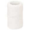 vidaXL Mehrzweck-Allzweckseil 2 mm 50 m Wei&szlig; PP 27 kg Max. Traglast