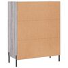 vidaXL Sideboard Grau Sonoma 69,5x34x90 cm Holzwerkstoff