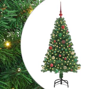 vidaXL K&uuml;nstlicher Weihnachtsbaum mit 150 LEDs mit St&auml;nder Gr&uuml;n 150 cm