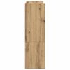 vidaXL Schuhregal Artisan-Eiche 60x25x81 cm Holzwerkstoff