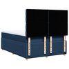 vidaXL Boxspringbett mit Matratze Blau 140x190 cm Stoff