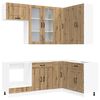 vidaXL K&uuml;cheneinheit KALMAR 8 stk. Artisan-Eiche Holzwerkstoff