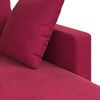 vidaXL Sofa Weinrot Gesamtabmessungen: 198 x 134 x 80 cm (B x T x H)