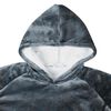 vidaXL Decken-Hoodie Marineblau S Fleece und Flanell