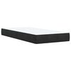 vidaXL Boxspringbett mit Matratze Schwarz 80x200 cm Samt