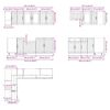 vidaXL 11-tlg. K&uuml;chenschrank-Set Lucca Altholz-Optik Holzwerkstoff