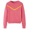 Kinderpullover Gestrickt Altrosa 140
