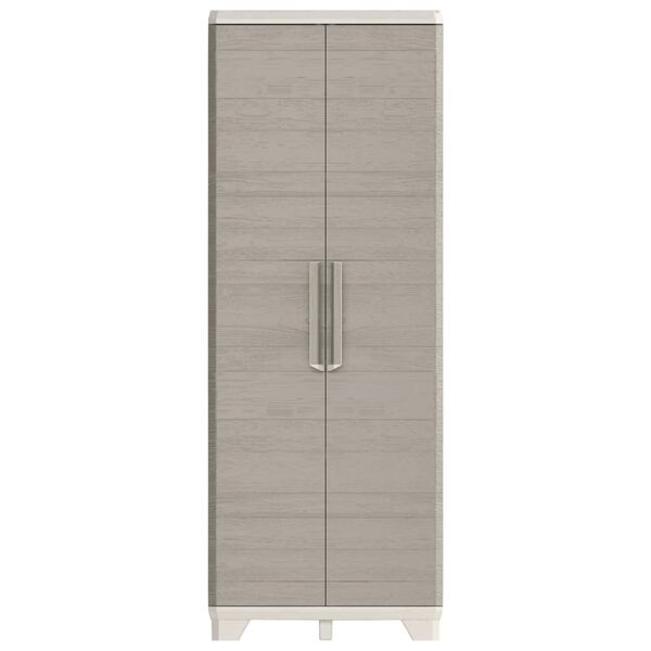 Keter Gartenschrank Wood Grain Creme und Taupe 182 cm