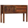 vidaXL Sideboard 118x30x75 cm Massivholz Mango