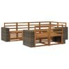 vidaXL Ecksofa Set 7 pcs Natur